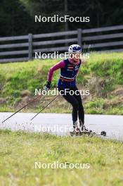 16.09.2024, Lenzerheide, Switzerland (SUI): Paula Botet (FRA) - Biathlon summer training, Lenzerheide (SUI). www.nordicfocus.com. © Manzoni/NordicFocus. Every downloaded picture is fee-liable.