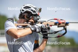 26.08.2024, Martell, Italy (ITA): Tommaso Giacomel (ITA) - Biathlon summer training, Martell (ITA). www.nordicfocus.com. © Vanzetta/NordicFocus. Every downloaded picture is fee-liable.