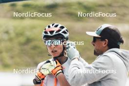 19.05.2024, Forni Avoltri, Italy (ITA): Lisa Vittozzi (ITA) - Biathlon summer training, Forni Avoltri (ITA). www.nordicfocus.com. © Del Fabbro/NordicFocus. Every downloaded picture is fee-liable.