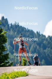 27.06.2024, Lavaze, Italy (ITA): Karoline Offigstad  Knotten (NOR) - Biathlon summer training, Lavaze (ITA). www.nordicfocus.com. © Barbieri/NordicFocus. Every downloaded picture is fee-liable.