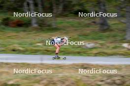 20.09.2024, Font-Romeu, France (FRA): Maya Cloetens (BEL) - Biathlon summer training, Font-Romeu (FRA). www.nordicfocus.com. © Authamayou/NordicFocus. Every downloaded picture is fee-liable.