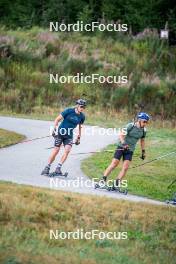 28.08.2024, Bessans, France (FRA): Emilien Jacquelin (FRA) - Biathlon summer training, Bessans (FRA). www.nordicfocus.com. © Authamayou/NordicFocus. Every downloaded picture is fee-liable.