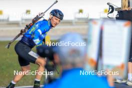 12.10.2024, Ramsau am Dachstein, Austria (AUT): Dmytro Pidruchnyi (UKR) - Biathlon summer training, Ramsau am Dachstein (AUT). www.nordicfocus.com. © Manzoni/NordicFocus. Every downloaded picture is fee-liable.