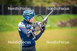 27.09.2024, Lavaze, Italy (ITA): Lukas Hofer (ITA) - Biathlon summer training, Lavaze (ITA). www.nordicfocus.com. © Barbieri/NordicFocus. Every downloaded picture is fee-liable.