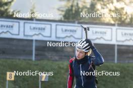 21.10.2024, Lavaze, Italy (ITA): Ida Lien (NOR) - Biathlon summer training, Lavaze (ITA). www.nordicfocus.com. © Vanzetta/NordicFocus. Every downloaded picture is fee-liable.