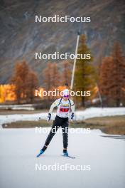 07.11.2024, Bessans, France (FRA): Antonin Guigonnat (FRA) - Biathlon summer training, Bessans (FRA). www.nordicfocus.com. © Authamayou/NordicFocus. Every downloaded picture is fee-liable.