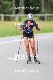 04.09.2024, Lenzerheide, Switzerland (SUI): Marthe Krakstad Johansen (NOR) - Biathlon summer training, Lenzerheide (SUI). www.nordicfocus.com. © Manzoni/NordicFocus. Every downloaded picture is fee-liable.