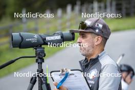 27.08.2024, Martell, Italy (ITA): Fabio Cianciana (ITA) - Biathlon summer training, Martell (ITA). www.nordicfocus.com. © Vanzetta/NordicFocus. Every downloaded picture is fee-liable.