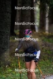 30.09.2024, Lavaze, Italy (ITA): Astrid Plosch (ITA) - Biathlon summer training, Lavaze (ITA). www.nordicfocus.com. © Barbieri/NordicFocus. Every downloaded picture is fee-liable.