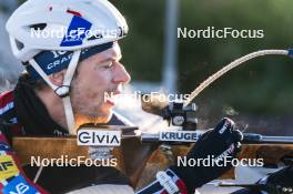 22.10.2024, Lavaze, Italy (ITA): Sturla Holm Laegreid (NOR) - Biathlon summer training, Lavaze (ITA). www.nordicfocus.com. © Vanzetta/NordicFocus. Every downloaded picture is fee-liable.