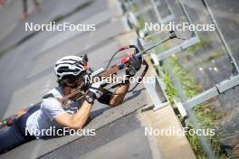 26.08.2024, Martell, Italy (ITA): Tommaso Giacomel (ITA) - Biathlon summer training, Martell (ITA). www.nordicfocus.com. © Vanzetta/NordicFocus. Every downloaded picture is fee-liable.