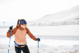 18.06.2024, Tignes, France (FRA): Gilonne Guigonnat (FRA) - Biathlon summer training, Tignes (FRA). www.nordicfocus.com. © Authamayou/NordicFocus. Every downloaded picture is fee-liable.