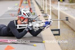 13.10.2024, Ramsau am Dachstein, Austria (AUT): Amy Baserga (SUI) - Biathlon summer training, Ramsau am Dachstein (AUT). www.nordicfocus.com. © Manzoni/NordicFocus. Every downloaded picture is fee-liable.