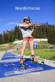 20.05.2024, Lenzerheide, Switzerland (SUI): Elisa Gasparin (SUI) - Biathlon summer training, Lenzerheide (SUI). www.nordicfocus.com. © Manzoni/NordicFocus. Every downloaded picture is fee-liable.