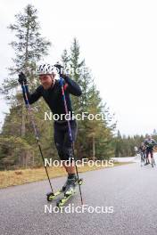 13.10.2024, Ramsau am Dachstein, Austria (AUT): Joscha Burkhalter (SUI) - Biathlon summer training, Ramsau am Dachstein (AUT). www.nordicfocus.com. © Manzoni/NordicFocus. Every downloaded picture is fee-liable.