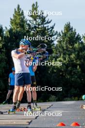 02.09.2024, Font-Romeu, France (FRA): Sebastian Samuelsson (SWE) - Biathlon summer training, Font-Romeu (FRA). www.nordicfocus.com. © Authamayou/NordicFocus. Every downloaded picture is fee-liable.