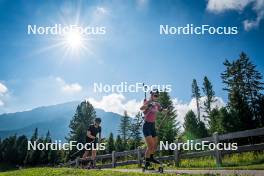 06.08.2024, Lavaze, Italy (ITA): Anna Gandler (AUT) - Biathlon summer training, Lavaze (ITA). www.nordicfocus.com. © Barbieri/NordicFocus. Every downloaded picture is fee-liable.