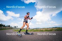 06.08.2024, Lavaze, Italy (ITA): Dunja Zdouc (AUT) - Biathlon summer training, Lavaze (ITA). www.nordicfocus.com. © Barbieri/NordicFocus. Every downloaded picture is fee-liable.