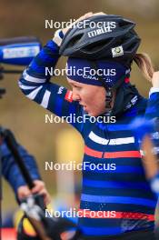 11.10.2024, Ramsau am Dachstein, Austria (AUT): Oceane Michelon (FRA) - Biathlon summer training, Dachsteinglacier, Ramsau am Dachstein (AUT). www.nordicfocus.com. © Manzoni/NordicFocus. Every downloaded picture is fee-liable.