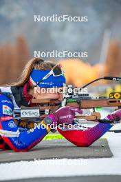 09.11.2024, Bessans, France (FRA): Justine Braisaz-Bouchet (FRA) - Biathlon summer training, Bessans (FRA). www.nordicfocus.com. © Authamayou/NordicFocus. Every downloaded picture is fee-liable.