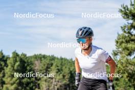 17.08.2024, Font-Romeu, France (FRA): Lou-Anne Dupont Ballet-Baz (FRA) - Biathlon summer training, Font-Romeu (FRA). www.nordicfocus.com. © Authamayou/NordicFocus. Every downloaded picture is fee-liable.