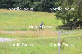 05.09.2024, Lenzerheide, Switzerland (SUI): Joscha Burkhalter (SUI) - Biathlon summer training, Lenzerheide (SUI). www.nordicfocus.com. © Manzoni/NordicFocus. Every downloaded picture is fee-liable.