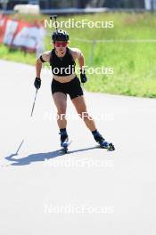 18.07.2024, Lenzerheide, Switzerland (SUI): Grace Castonguay (USA) - Biathlon summer training, Lenzerheide (SUI). www.nordicfocus.com. © Manzoni/NordicFocus. Every downloaded picture is fee-liable.