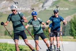 28.08.2024, Bessans, France (FRA): Oscar Lombardot (FRA) - Biathlon summer training, Bessans (FRA). www.nordicfocus.com. © Authamayou/NordicFocus. Every downloaded picture is fee-liable.