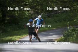 18.06.2024, Correncon-en-Vercors, France (FRA): Oscar Lombardot (FRA) - Biathlon summer training, Correncon-en-Vercors (FRA). www.nordicfocus.com. © Joly/NordicFocus. Every downloaded picture is fee-liable.