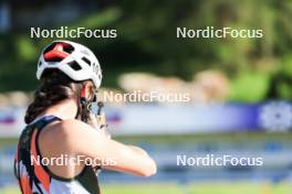 15.07.2024, Lenzerheide, Switzerland (SUI): Deedra Irwin (USA) - Biathlon summer training, Lenzerheide (SUI). www.nordicfocus.com. © Manzoni/NordicFocus. Every downloaded picture is fee-liable.