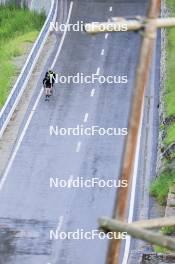 27.06.2024, Juf, Switzerland (SUI): Gion Stalder (SUI), Sebastian Stalder (SUI), (l-r) - Biathlon summer training, Juf (SUI). www.nordicfocus.com. © Manzoni/NordicFocus. Every downloaded picture is fee-liable.