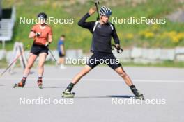 20.05.2024, Lenzerheide, Switzerland (SUI): Niklas Hartweg (SUI) - Biathlon summer training, Lenzerheide (SUI). www.nordicfocus.com. © Manzoni/NordicFocus. Every downloaded picture is fee-liable.