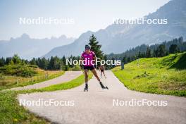 31.07.2024, Lavaze, Italy (ITA): Dunja Zdouc (AUT) - Biathlon summer training, Lavaze (ITA). www.nordicfocus.com. © Barbieri/NordicFocus. Every downloaded picture is fee-liable.