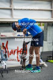 17.07.2024, Martell, Italy (ITA): Alexander Inderst (ITA) - Biathlon summer training, Martell (ITA). www.nordicfocus.com. © Barbieri/NordicFocus. Every downloaded picture is fee-liable.