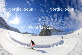 14.10.2024, Ramsau am Dachstein, Austria (AUT): Joscha Burkhalter (SUI) - Biathlon summer training, Dachsteinglacier, Ramsau am Dachstein (AUT). www.nordicfocus.com. © Manzoni/NordicFocus. Every downloaded picture is fee-liable.