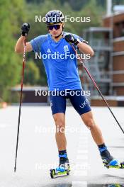 10.09.2024, Lenzerheide, Switzerland (SUI): Vitalii Mandzyn (UKR) - Biathlon summer training, Lenzerheide (SUI). www.nordicfocus.com. © Manzoni/NordicFocus. Every downloaded picture is fee-liable.