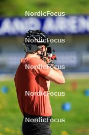 20.05.2024, Lenzerheide, Switzerland (SUI): Joscha Burkhalter (SUI) - Biathlon summer training, Lenzerheide (SUI). www.nordicfocus.com. © Manzoni/NordicFocus. Every downloaded picture is fee-liable.