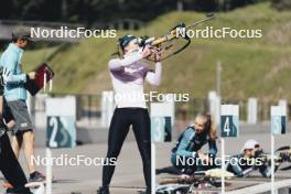 19.05.2024, Forni Avoltri, Italy (ITA): Samuela Comola (ITA) - Biathlon summer training, Forni Avoltri (ITA). www.nordicfocus.com. © Del Fabbro/NordicFocus. Every downloaded picture is fee-liable.