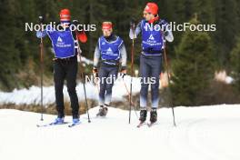 06.11.2024, Davos, Switzerland (SUI): Sandro Bovisi (SUI), Nicola Wigger (SUI), (l-r) - Biathlon training, snowfarming track, Davos (SUI). www.nordicfocus.com. © Manzoni/NordicFocus. Every downloaded picture is fee-liable.