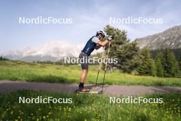 19.06.2024, Lavaze, Italy (ITA): Tommaso Giacomel (ITA) - Biathlon summer training, Lavaze (ITA). www.nordicfocus.com. © Vanzetta/NordicFocus. Every downloaded picture is fee-liable.