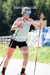 06.08.2024, Lenzerheide, Switzerland (SUI): Amy Baserga (SUI) - Biathlon summer training, Lenzerheide (SUI). www.nordicfocus.com. © Manzoni/NordicFocus. Every downloaded picture is fee-liable.