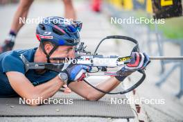 29.08.2024, Bessans, France (FRA): Quentin Fillon-Maillet (FRA) - Biathlon summer training, Bessans (FRA). www.nordicfocus.com. © Authamayou/NordicFocus. Every downloaded picture is fee-liable.