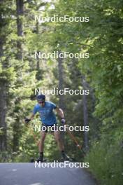 18.06.2024, Correncon-en-Vercors, France (FRA): Quentin Fillon Maillet (FRA) - Biathlon summer training, Correncon-en-Vercors (FRA). www.nordicfocus.com. © Joly/NordicFocus. Every downloaded picture is fee-liable.