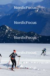 14.10.2024, Ramsau am Dachstein, Austria (AUT): Lydia Hiernickel (SUI) - Biathlon summer training, Dachsteinglacier, Ramsau am Dachstein (AUT). www.nordicfocus.com. © Manzoni/NordicFocus. Every downloaded picture is fee-liable.