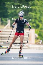 17.07.2024, Martell, Italy (ITA): Michela Carrara (ITA) - Biathlon summer training, Martell (ITA). www.nordicfocus.com. © Barbieri/NordicFocus. Every downloaded picture is fee-liable.