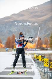 07.11.2024, Bessans, France (FRA): Fany Bertrand (FRA) - Biathlon summer training, Bessans (FRA). www.nordicfocus.com. © Authamayou/NordicFocus. Every downloaded picture is fee-liable.