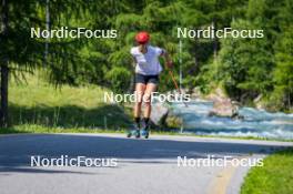 17.07.2024, Martell, Italy (ITA): Lisa Vittozzi (ITA) - Biathlon summer training, Martell (ITA). www.nordicfocus.com. © Barbieri/NordicFocus. Every downloaded picture is fee-liable.