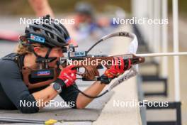 13.10.2024, Ramsau am Dachstein, Austria (AUT): Lea Meier (SUI) - Biathlon summer training, Ramsau am Dachstein (AUT). www.nordicfocus.com. © Manzoni/NordicFocus. Every downloaded picture is fee-liable.