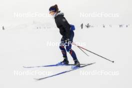 11.10.2024, Ramsau am Dachstein, Austria (AUT): Jeanne Richard (FRA) - Biathlon summer training, Dachsteinglacier, Ramsau am Dachstein (AUT). www.nordicfocus.com. © Manzoni/NordicFocus. Every downloaded picture is fee-liable.