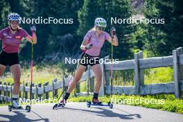 31.07.2024, Lavaze, Italy (ITA): Anna Andexer (AUT), Tamara Steiner (AUT), (l-r)  - Biathlon summer training, Lavaze (ITA). www.nordicfocus.com. © Barbieri/NordicFocus. Every downloaded picture is fee-liable.